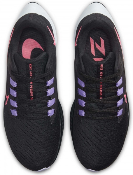 Кроссовки Nike Air Zoom Pegasus 38 CW7358-003 р.US 7 черно-розовый