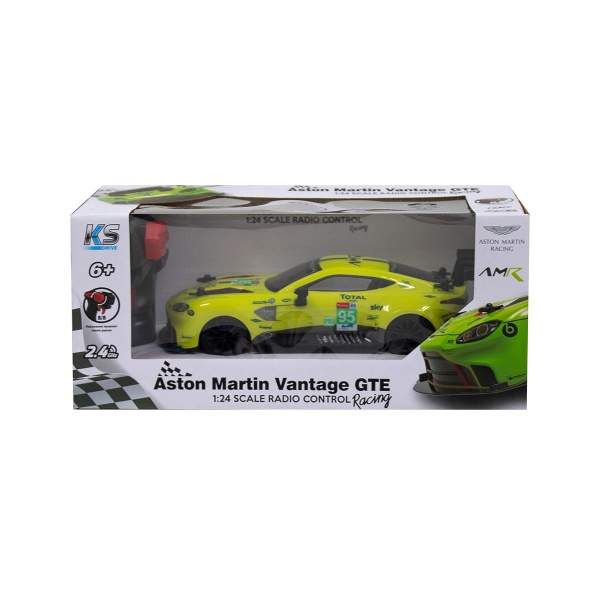 Машинка Aston Martin New Vantage GTE (1:24, 2.4Ghz, зелёный) 1:24 124RAMG