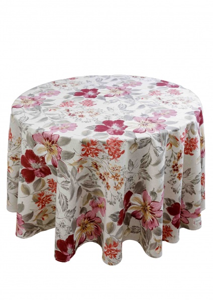 Скатерть Цветок бордо 200x200 см La Nuit 
