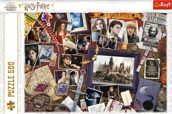 Пазлы Trefl 500 Хогвартские воспоминания Гарри Поттер 37400