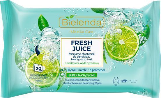 Мицеллярные салфетки Bielenda лайм 20 шт./уп.