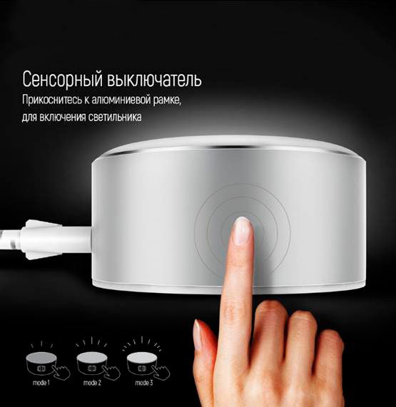 Ночник ColorWay Charger CW-CHL22A 2xUSB LED 0,2 Вт серый 