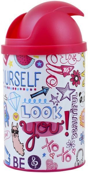 Контейнер для мусора YES Be yourself 10х18 см 707063 разноцветный 