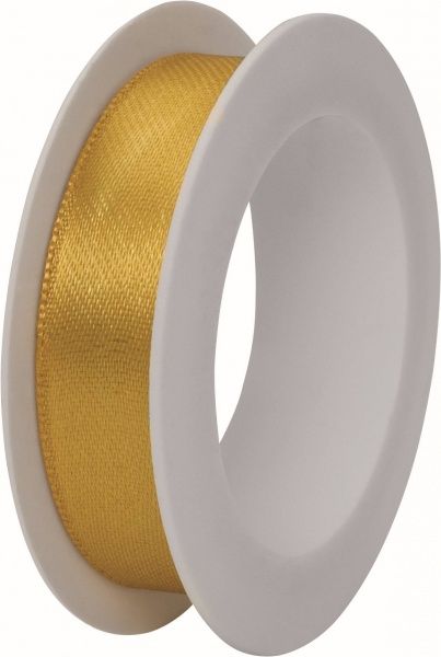 Стрічка декоративна STEWO сатинова Satin spool 1,5 см 3 м золотий 