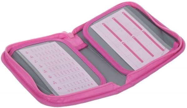 Пенал шкільний без наповнення K19-622-13 Kitty KITE сірий із рожевим