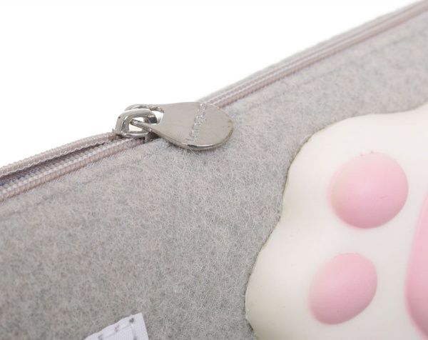 Пенал М'яка лапка сірий