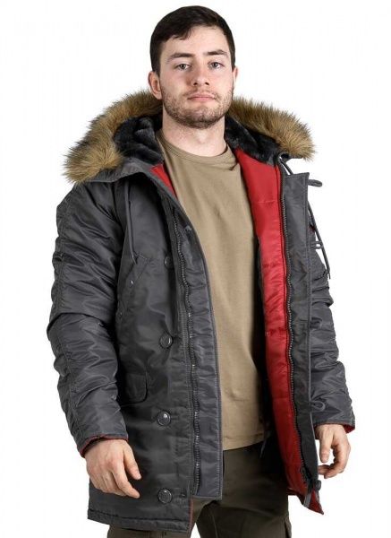 Куртка Chameleon Аляска Slim Fit N-3B 60-62 Grey