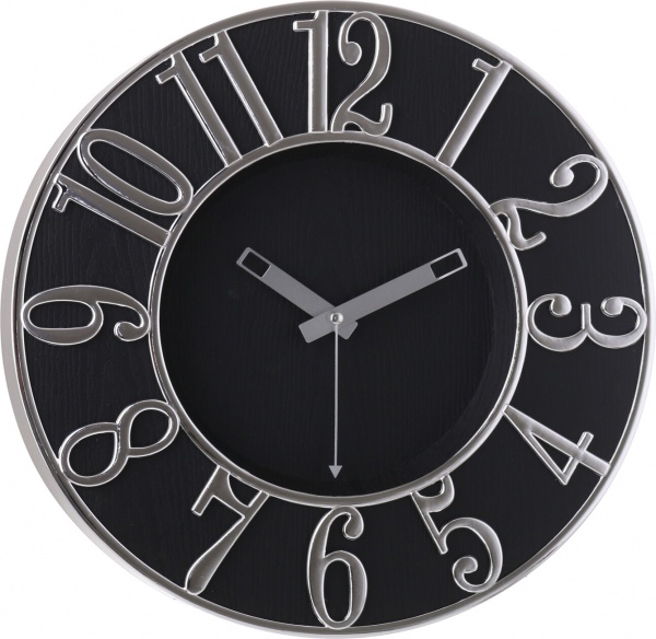 Часы настенные Liberty 35,6х35,6х5 см (WSH-0438) черно-белый