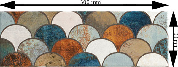 Плитка Mainzu BELLAGIO escama caramel 10X30 