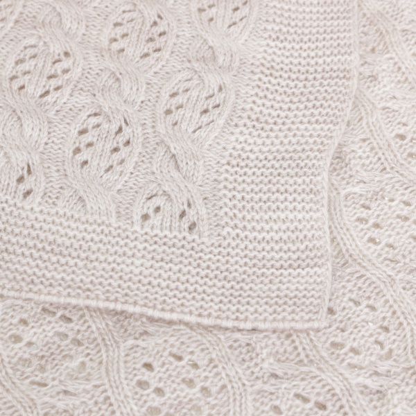 Плед Banian вязаный 90x100 см бежевый 