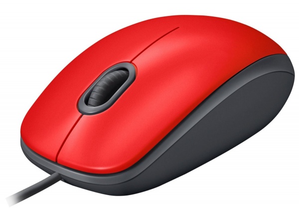 Миша Logitech дротова M110 Silent USB red (910-006759) 