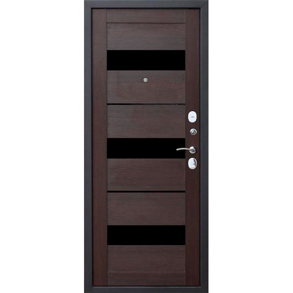 Двері вхідні Tarimus Гарда Муар Царга 2050x860 темний кипарис праві