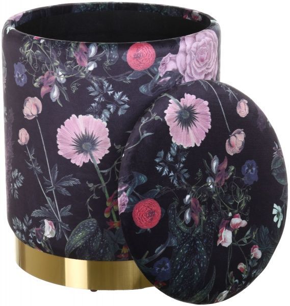 Сундук-пуф Francois 36х36х44 см черный 