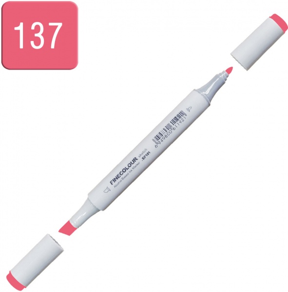 Маркер спиртовой FINECOLOUR Junior EF101-137 насыщенный красный 