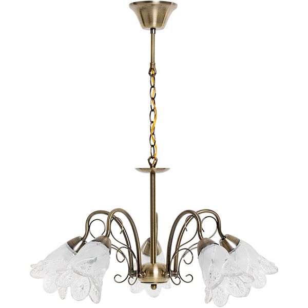 Люстра Accento Lighting Korra ALHL-JSL-6273/5-AB античная латунь