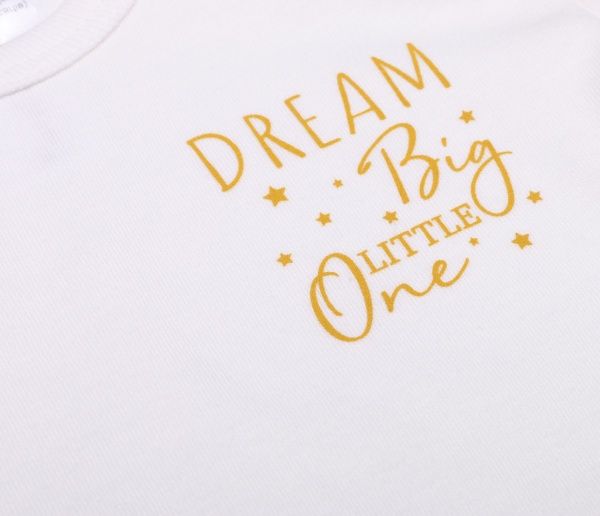 Боди детское унисекс Bambinelli Dream Big Б301-2 р.86 молочный 