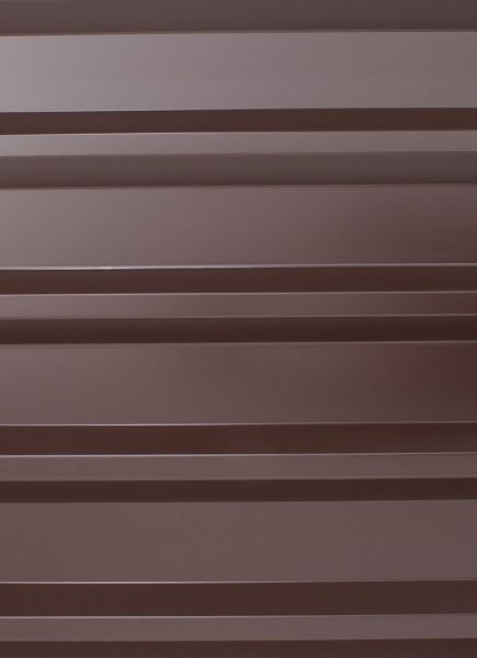 Профнастил глянцевий PSM H-35 1100x2000 мм RAL 8017 коричневий