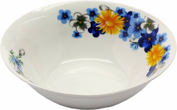 Салатник Цветы сине-желтые 12,5 см 21-206-124 Оселя