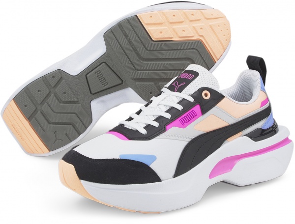 Кроссовки Puma Kosmo Rider Bright Wns 38485801 р.38,5 UK 5,5 бело-черный