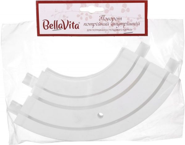 Поворот Bella Vita внутрішній CM3 потрійний набірний білий 