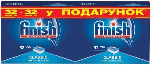 Таблетки для ПММ Finish Tabs Classic 64 шт.