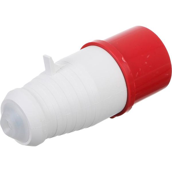 Вилка электрическая силовая с заземлением UP! (Underprice) 3p+PE (014) 380В 16А IP44 серый