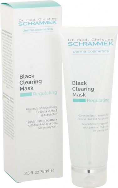 Маска для обличчя Dr.Schrammek черная маска с бамбуковым углем Black Clearing Mask 75 мл