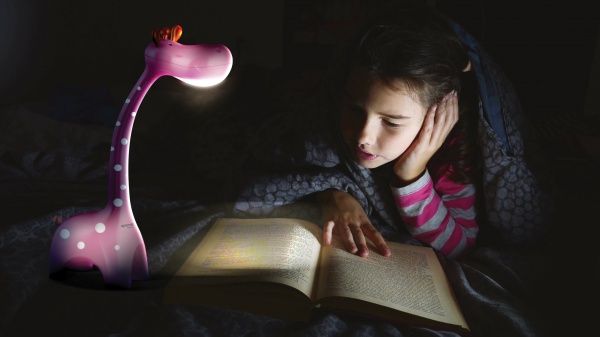 Настільна лампа декоративна Promate Melman із нічником LED 6 Вт рожевий . 