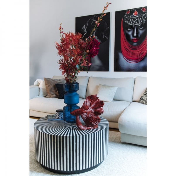 Ваза KARE Design Marvelous Duo 42 см синяя 