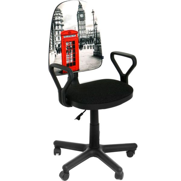 Кресло Nowy Styl Saturn GTP (CH) ZT-24 London черный 