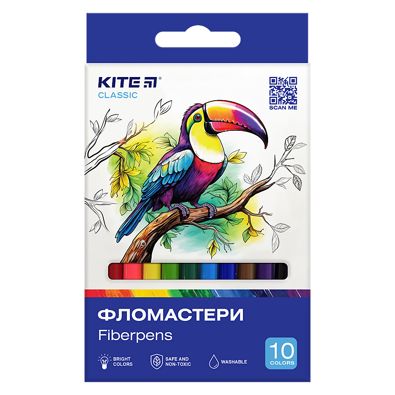 Фломастери Classic 10 шт. K-455 KITE