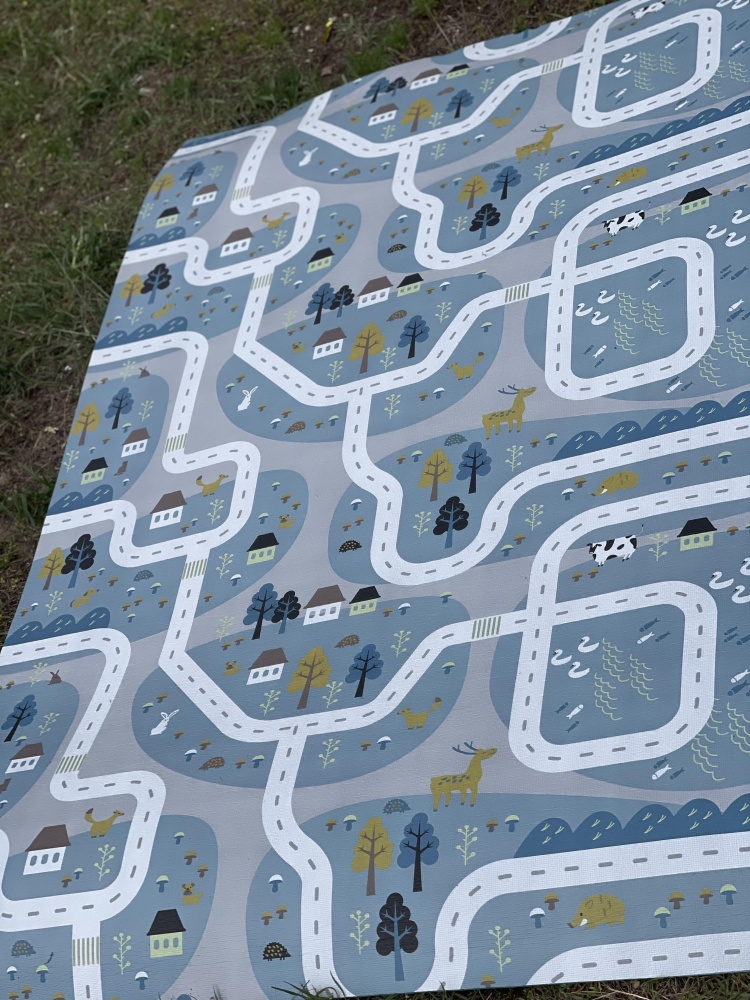 Игровой коврик Termoizol Лесной городок 11x2000x1200 мм