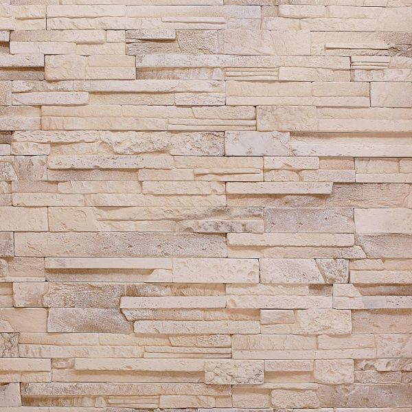 Плитка гипсовая прямая RUSTIKA Валенсия светлая 0,49 кв.м 