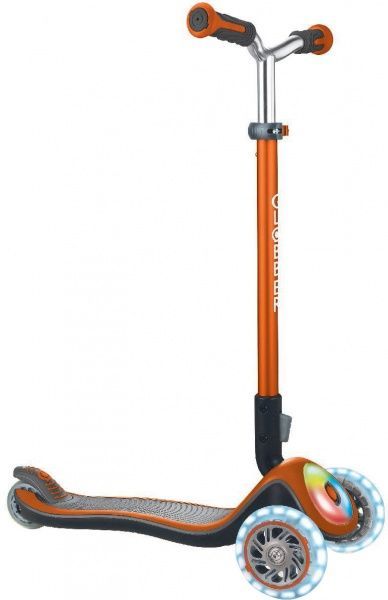 Самокат Globber Elite Prime с подсветкой оранжевый 444-804 