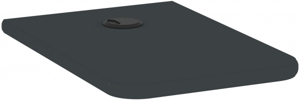 Стільниця KB MNP ST 350 500 U касового бокса (ДСП чорна)