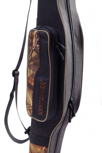 Чохол для вудилища KENT&AVER напівжорсткий №12 чорний 145 см