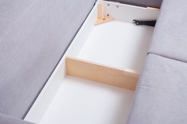 Диван кутовий ADK Домо Е25 (52) сірий 2250x1520x760 мм