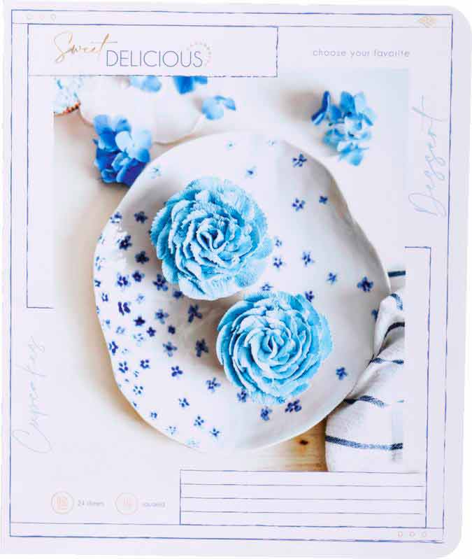 Тетрадь школьная 24 листа в клетку УФ-лак в ассортименте