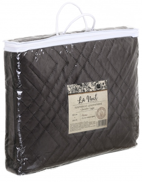 Покрывало Lagos 160x220 см La Nuit темно-серый 