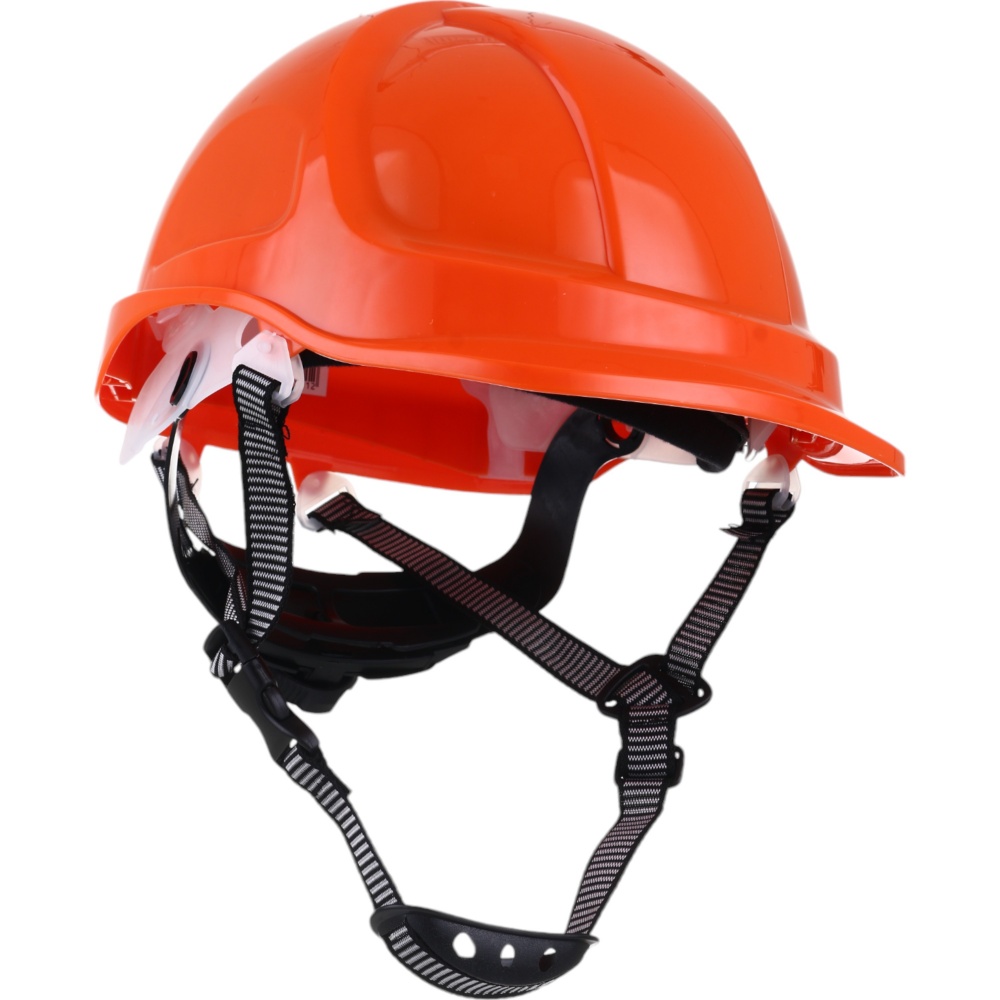 Каска строителя Montero красный W-037