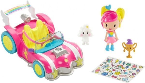 Игровой набор Barbie Веселые гонки из м/ф Виртуальный мир
