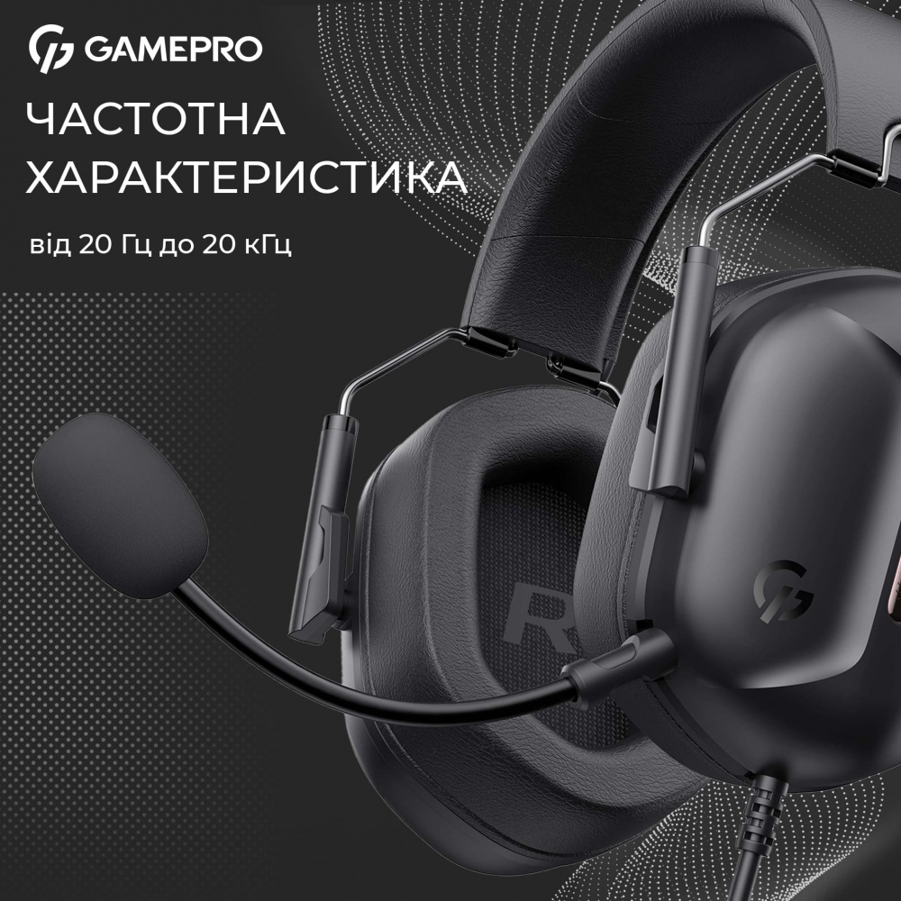 Гарнітура GamePro HS1350B black (HS1350B)
