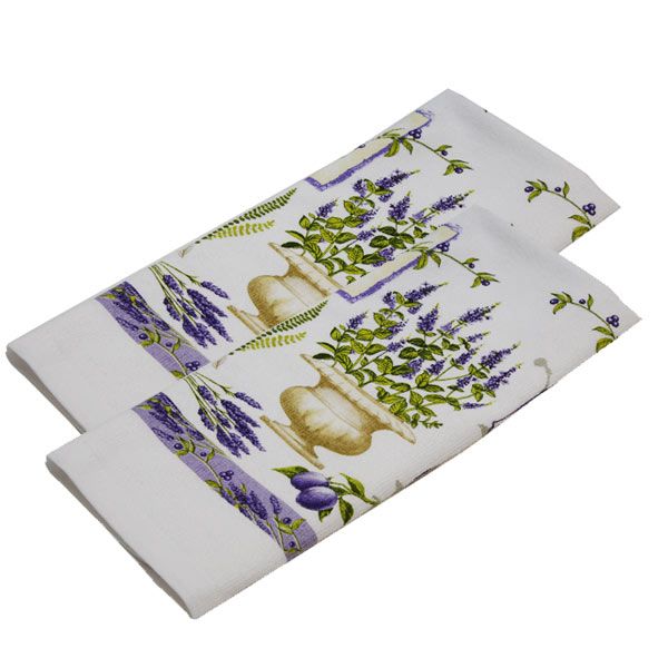 Набір кухонних рушників Underprice Лаванда 2 шт