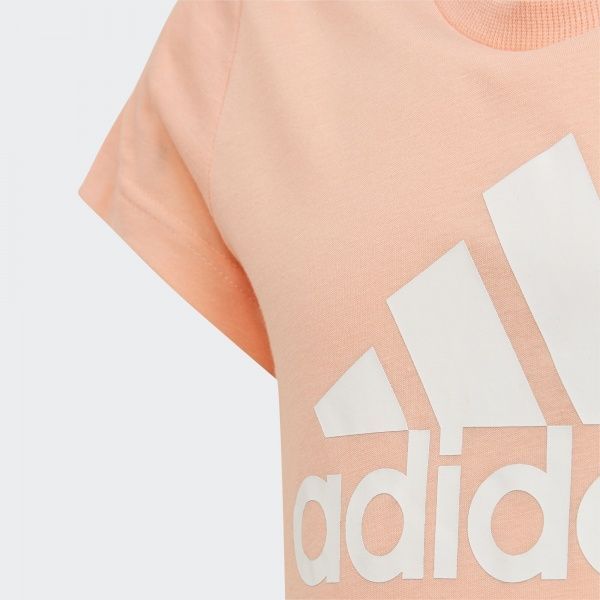 Футболка Adidas YG MH BOS TEE ED4606 140 рожевий