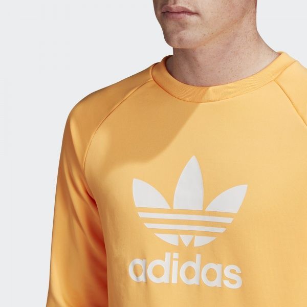 Джемпер Adidas TREFOIL CREW EJ9679 р. L помаранчевий