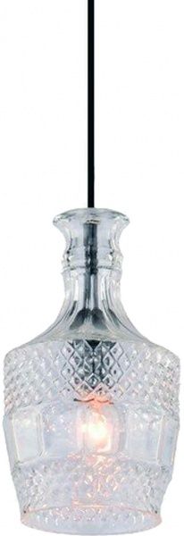Подвес Arte Lamp Caraffa A8066SP-1BK 1x40 Вт E14 прозрачный 