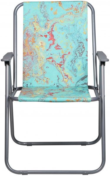 Стілець розкладний 52х44х75 см OC00155 бірюза