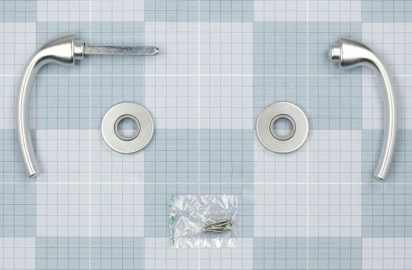 Ручка на розетке Brialma Haiti F1 алюминий