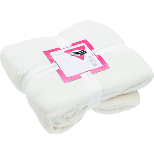 Плед мікрофібра Underprice молочний 160x200 см