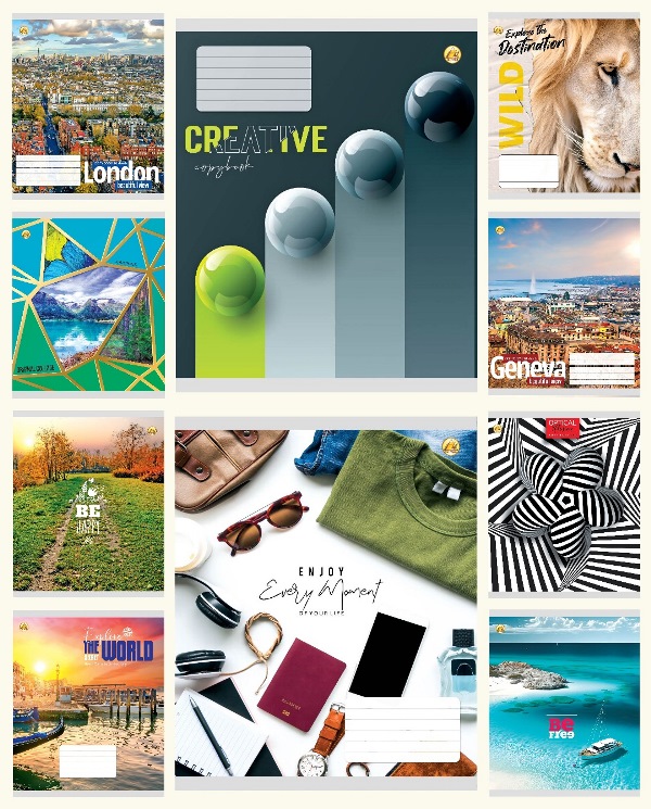 Зошит шкільний 96 аркушів клітинка